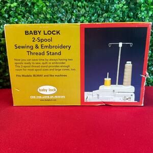 New In Box Baby Lock 2-Spool Sewing & Embroidery Thread Stand BLMAC-STS